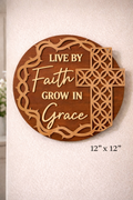 Wall decor Live by Faith