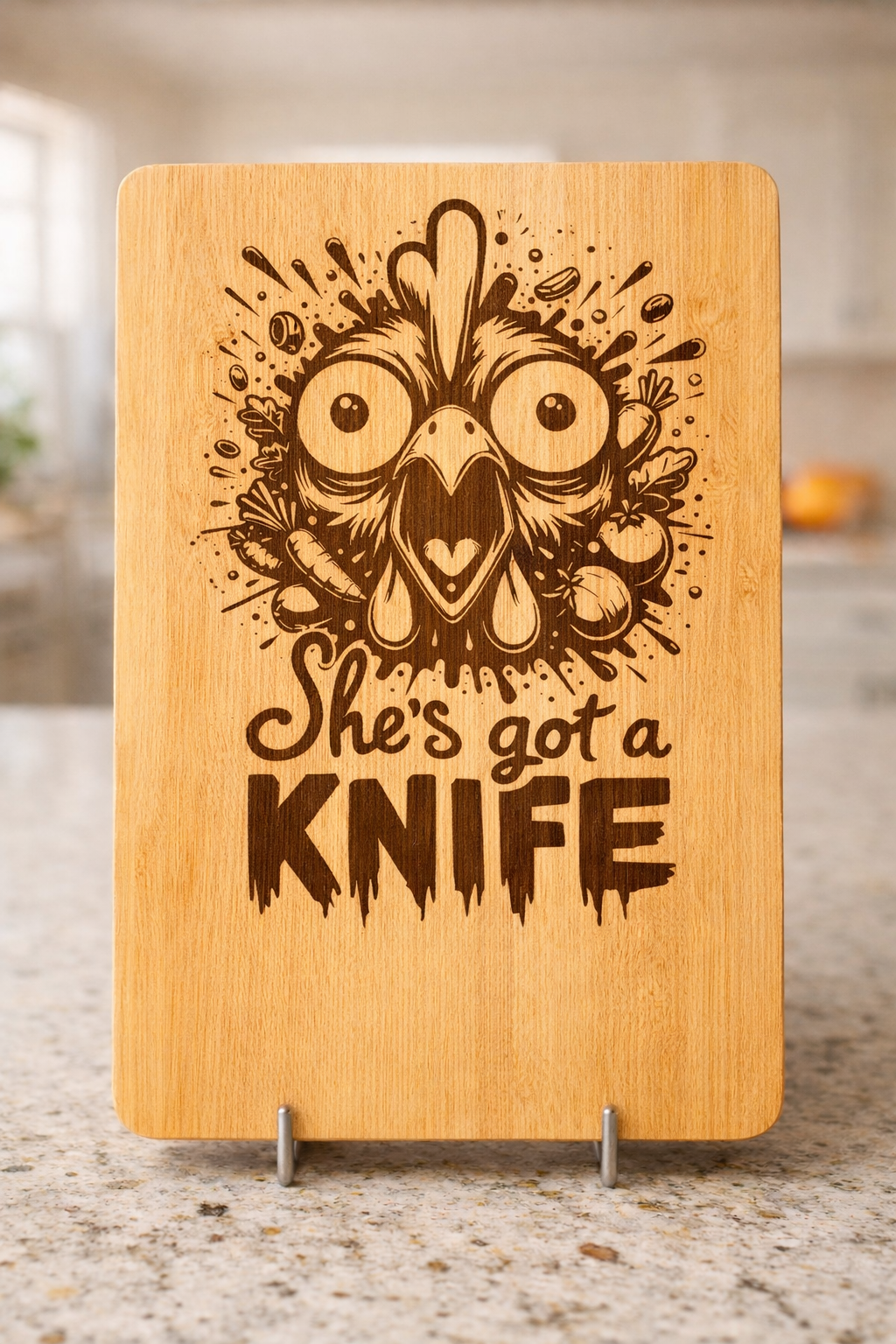 Chicken mini cutting board